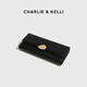 CHARLIE&KELLI CK品牌包包女包2025新款简约钱包卡包长款手拿包生日礼物送女生 黑色【京仓配送 礼盒包装】