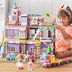 Feello compatible con LEGO Gran construcción de partículas Juguetes de ensamblaje para niños, regalos de cumpleaños de niños y niñas Villa Integrated Girls 1675