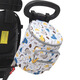 Jia Nier Baby Stroller Bag Baby Baby Walking Artifact Bag Mommy Mommy Bag Universal Gran capacidad Bolsa de almacenamiento Ligero y bolsa de bebé Dinosaurio blanco