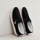 TeHAOCHUAN Summer New Men's Shoes Canvas Shoes One-Pin-One-Pin-One Lazy Shoes Breathable Soft Sole Anti-Slip Casual Cloth Shoes Couple Shoes Black 40