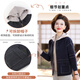 Hengyuanxiang middle-aged mother's clothing, autumn style, short knitted jacket, middle-aged and elderly women's clothing, spring and autumn hooded noble cardigan top