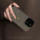 Shuncan gilt für Apple 15 iPhone14 Phone Case 13 12 Pro Max iPhone15 Neues Modell 11 XSMAX Vertikale Balken P3271 Schwarz -Weiß -Plaid -Farbe Love iPhone15