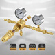 Keruicai Laboratory High Pressure Nitrogen Pressure Reducer 370 Copper Pressure Reducer Air Conditioning Pressure Customizable Standard Gas 370 Pressure Reducer (6-25MPa) 15924