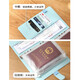 Qiaoyi ID Speichertasche Kartenpaket Datei Haushalt Registrierungsbuch Impfbuch Buch Baby Geburtsurkunde Tragbarer Passport Lose Leaf Book Speicher [A5 Blue Lose Leaf Book + 10 Transparent Bag]