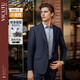 Vicutu [xiao heixi] costume masculin en laine usure formelle pour les affaires en train de faire mince usure formelle costume de mariage Blazer Groom Suit noir 175c