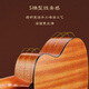 UKU Meow C Ukulele Beginner Small Guitar Adult Girl Style Ukli Li Meow Cell Meow Small Guai Meow Small Wrinkle Single 23-inch UK200CX Peach Blossom Core Vane