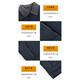 cerejeira men's clothing brand fur collar down jacket for men autumn and winter short middle-aged and elderly dad winter jacket for men D6210 black 180/XL