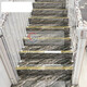 Yang Shengfu 1,2 mètres Briques de bande de roulement d'escalier plaqué or, carreaux de glissement en marbre, glaçure en fil d'or de la villa, carreaux de pas de maison auto-construits TJ12808K-Keluojin 1200 * 470 Glaze d'arc d'autres