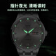 I/W CARNIVAL HWGUOJI Swiss Famous Watch Top Ten Brands Men's Full Automatic Mechanical Watch Imported Movement Double Calendar Luminous Waterproof Watch Aiwochi Silver Steel Band White Floor + Same Model + Exquisite Gift Box [679]