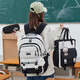 
The best time for youth to reduce burden and protect the spine, schoolbag for women with super large capacity, junior high school girls' schoolbag for five and sixth grade schoolbag for primary school students, high appearance 9905 black - collection and shopping to get gifts