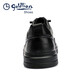 Goldlion men's shoes round-toe men's sneakers simple black cowhide business casual leather shoes for men black 40
