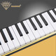 Chimei Diamond 37-Key Alto Schnurrbart Organ F-Tune Professionelle Leistungseinstellung Organ für Anfänger und Kinder 37-Key Black Alto