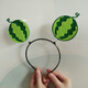 Lingchuan Watermelon Tomato Fruits and Vegetables DIY Spring Headband Festival Funny Student Sports Hair Accessories Customized Cute and Cute Carrot Spring Headband