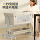
ULOP (ULOP) crib multi-function bed movable splicing baby bed small apartment newborn sleeping artifact shaker Cradle crib [diaper table + mosquito net]-Khaki