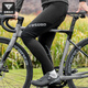 Captain Tas cycling trousers men's winter long fleece cycling jersey warm windproof clothing women's dark night black L