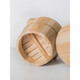 JPHZNB steamed Tianfu fir kitchen size rice barrel steamed rice wooden barrel steamed rice restaurant rice steamer bamboo household 55cm straight side barrel + handle cover + conventional wooden bottom 45