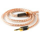 Câble de mise à niveau du casque Xiaofan Sennheiser Cable d'équilibre IE80S MMCX SE535 846 IM03 Platinum Copine et Color Silver Myding Mélanges Plug 3,5 mm / 1,1 m