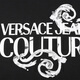 Versace Jeans Couture Luxury Men's Round Neck Letter Tint Swisshirt Camiseta de manga larga 12127 Regalo Black XL