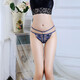 
Female sexy crotch-free underwear temptation T-pants sexy pajamas uniform briefs invisible underwear female couple 9435 black