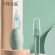 October crystallized baby nasal aspirator for newborn babies to remove boogers, snot, and stuffy nose artifacts for infants and young children, green