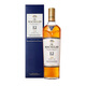 麦卡伦（MACALLAN）蓝钻12年礼盒装 700ml*1瓶 单一麦芽威士忌 雪莉桶双桶