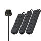 
Bull British standard plug-in Hong Kong version conversion plug Hong Kong version plug international general British style drag plate British standard socket black 5 plug-in position [1050] 5 meters in length