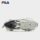 FILA official men's shoes dad shoes sneakers new cat claw shoes 5th generation retro casual shoes silver green/high profile gray-SH 42