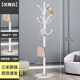 Quanpin house floor-standing vertical clothes rack bedroom coat rack special clothes hanger entrance door clothes rack storage rack white