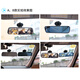 IZToss Car Reflective Auxiliary Mirror Reversing Rückspiegel 360 Grad einstellbarer Blindfleck Universal Baby Mirror Coach Mirror 24,5*6,7 cm vergrößertes blaues Spiegel-Anti-Glarigkeitsmodell