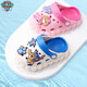 Wangwang team made great contributions to children's hole shoes summer anti-slip boys and girls children baby sandals PW3101 meters white 170mm