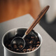Bincoo walnut wood handle coffee spoon long handle coffee powder measuring spoon 304 stainless steel coffee bean special spoon