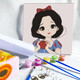 DIY Digital Painting Cartoon Cartoon's Cartoon Jade GUI GUI COL COLORÉE À MAIN PEINTURE D'HUILE acrylique peint à la main Petite taille WT831 30 * 30cm / bois massif Cadre intérieur + pinceau pigmentaire