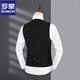 
ROMON (ROMON) suit vest men 2025 business casual professional vest groom best man wedding vest brother group 801 grey (single vest) XL 180