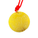DL 1998 Fat Dong Lai same style gold medal pendant handmade gold Tuo Tuo ancient method golden small customized gold 999 round plate auspicious words gold cake diameter 18mm about 3g