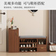 Shidai home (shidaijiaju) shoe changing stool home door shoe cabinet sitting stool integrated soft bag long stool entry shoe rack can sit in the door stool shoe wearing stool