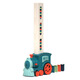 Domino Automatic Delivery Car, Children's Electric Domino Zug veröffentlicht automatisch Karten und verteilt Karten 120 Stück Domino + Rosa Delivery Train Zug