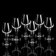 National standard liquor tasting glass crystal glass tasting cup 50ml goblet tulip wine tasting glass set one or two glasses 50ml national standard wine glass single (no label)