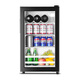 Royalstar ice bar refrigerator European style constant temperature wine cabinet hotel home living room refrigerator mini small single door office fresh display display sample tea beverage cabinet first class energy efficiency 98L full refrigeration + white light + wine rack