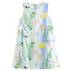 
Disney (DISNEY) girls vest dress colorful splicing for children's day performance dress summer DB321AA48 green 140