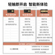 Tiger [heavy thickened small steel cannon] Tiger safe small CSP (original 3C) certified fireproof home office electronic password safe all steel can be inserted into the wall 45cm high - coffee color fingerprint model (key/password/fingerprint unlock)