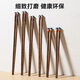 Corn, chicken wenge wood, children's chopsticks, household solid wood tableware, home decoration, baby chopsticks, wood cute cartoon chopsticks