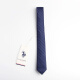 uspoloassn silk tie men's 5cm handmade workplace wedding lawyer 100% mulberry silk gift box with navy blue stripes