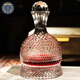 Xiangxing high-end crystal glass red wine decanter wine wine set with cover rotating wine decanter jug wine bottle rotating cover decanter cleaning beads 1500ml