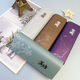 New glasses box portable for men and women students fresh and simple large capacity anti-pressure ins glasses storage box beautiful purple glasses cloth + cleaning liquid