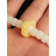 DL 1998 Fat Donglai same style beeswax ring white flower running ring Vajra star and moon bodhi accessories Buddha beads and play clip ring hanging white flower honey running ring 12MM