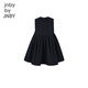 Jnby by JNBY Jiangnan Buyi children's clothing light dress silk polyester taffeta dress comfortable summer girls and children 1O4G10820 001/black 150 cm