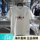 Nike () AIR letter printing short-sleeved men and women summer sports and casual pure cotton loose and comfortable round neck T-shirt DM1463-010 small label 2XL 160-180Jin [Jin equals 0.5 kg]