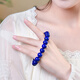 BOSFRU collectible natural lapis lazuli bracelet Afghan beads loose bead crystal bracelet for men and women light luxury cultural toys for best friends. Bead diameter is about 13mm. Collection grade