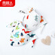Nanjiren baby saliva towel newborn pure cotton triangle towel baby bib saliva pocket children's absorbent bib 5 pack