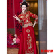 Tilotina Xiuhe Clothes Bridal New Year's Wedding Clothes Chinese Wedding Clothes Winter Toast Clothes Dragon and Phoenix Gown Small Xiuhe Feng Laiyi Simplified Version S 160